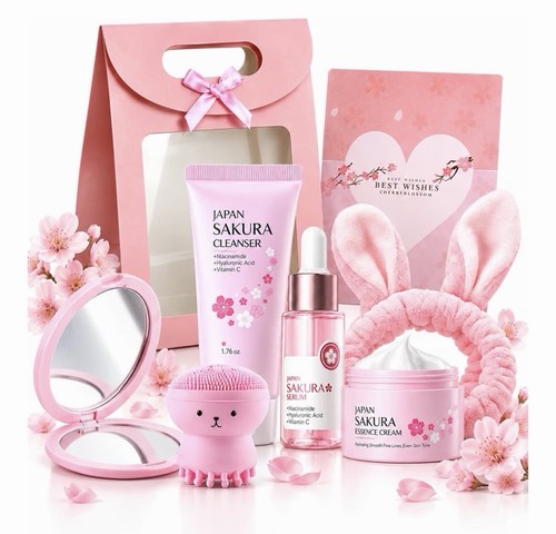 Sakura skincare gift set for - gift,