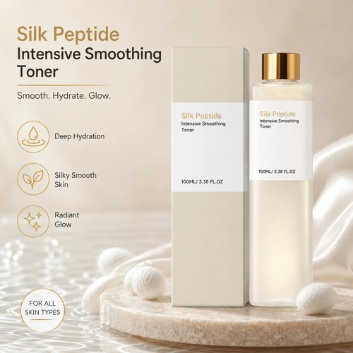 Silk peptide facial - peptide, toner